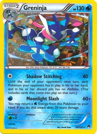 Greninja - 40/122 (XY BREAKpoint), Deck Exclusives 040/122