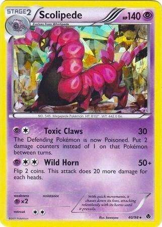 Scolipede - 40/98 (BW Emerging Powers), Deck Exclusives 040/098