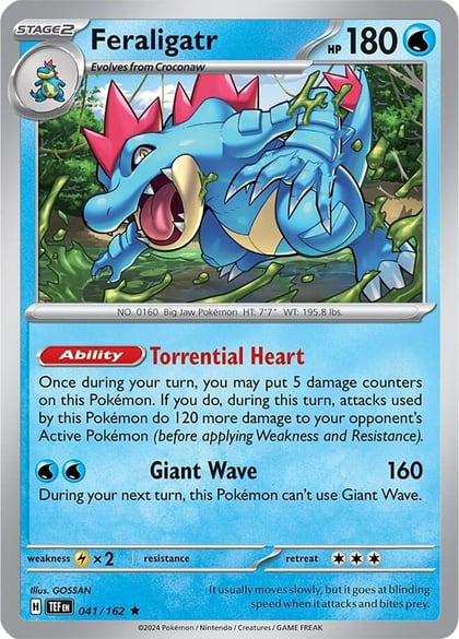 Feraligatr - 041/162, Deck Exclusives 041/162