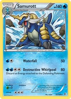 Samurott - 41/149 (BW Boundaries Crossed), Deck Exclusives 041/149