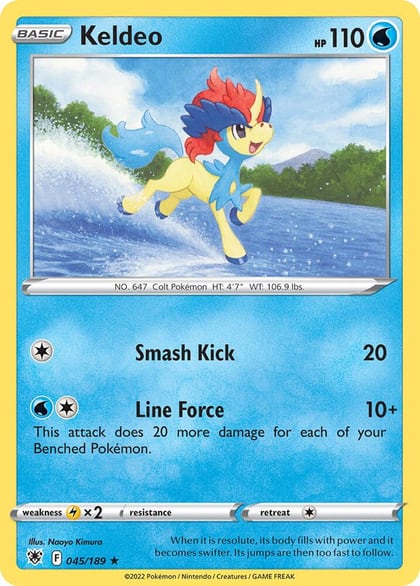 Keldeo - 045/189, Deck Exclusives 045/189