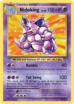 Nidoking - 45/108 (XY Evolutions), Deck Exclusives 045/108