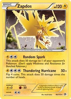 Zapdos - 46/113 (BW Legendary Treasures), Deck Exclusives 046/113