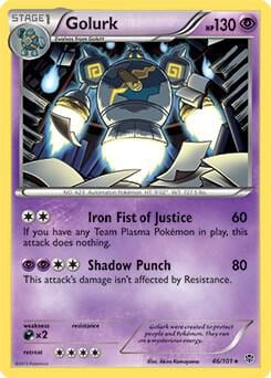 Golurk - 46/101 (BW Plasma Blast), Deck Exclusives 046/101
