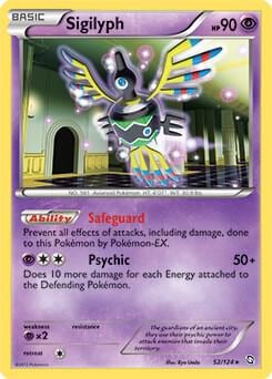Sigilyph - 52/124, Deck Exclusives 052/124