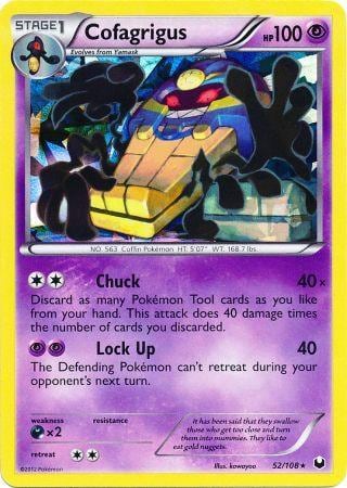 Cofagrigus - 52/108 (Cracked Ice Holo), Deck Exclusives 052/108