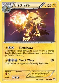 Electivire - 54/149 (BW Boundaries Crossed), Deck Exclusives 054/149