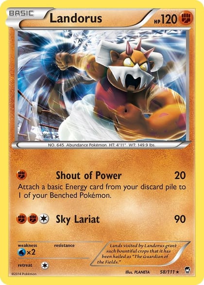 Landorus - 58/111, Deck Exclusives 058/111