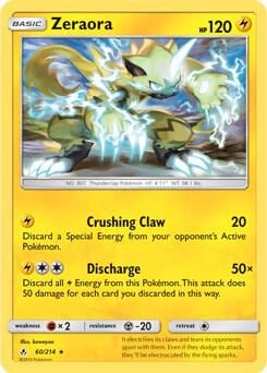 Zeraora - 60/214 (SM Unbroken Bonds) (Cracked Ice Holo), Deck Exclusives 060/214