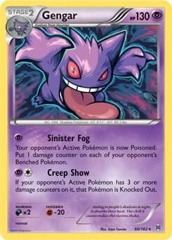 Gengar - 60/162 (XY BREAKthrough), Deck Exclusives 060/162