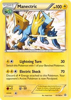 Manectric - 61/160 (XY Primal Clash), Deck Exclusives 061/160
