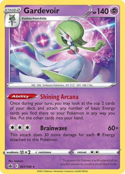 Gardevoir - 061/198, Deck Exclusives 061/198