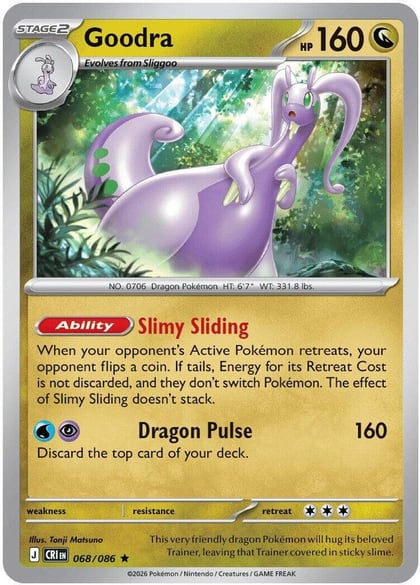 Goodra - 068/086 (Non-Holo), Deck Exclusives 068/086