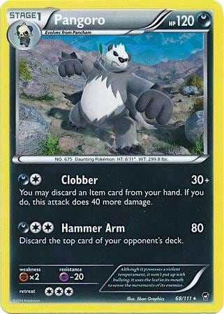 Pangoro - 68/111 (Cracked Ice Holo), Deck Exclusives 068/111