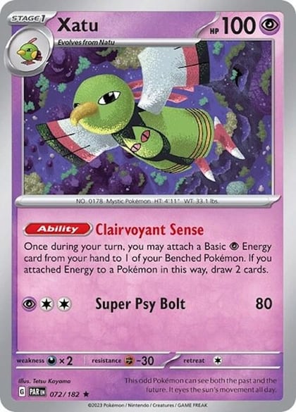 Xatu - 072/182 (Non-Holo), Deck Exclusives 072/182