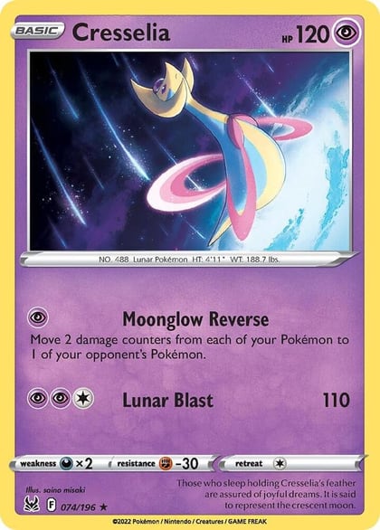 Cresselia - 074/196, Deck Exclusives 074/196