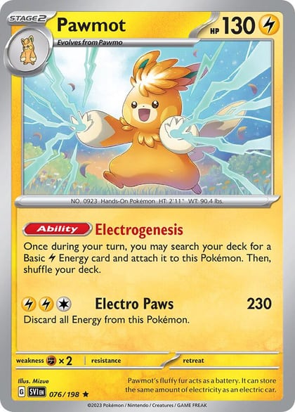 Pawmot - 076/198, Deck Exclusives 076/198