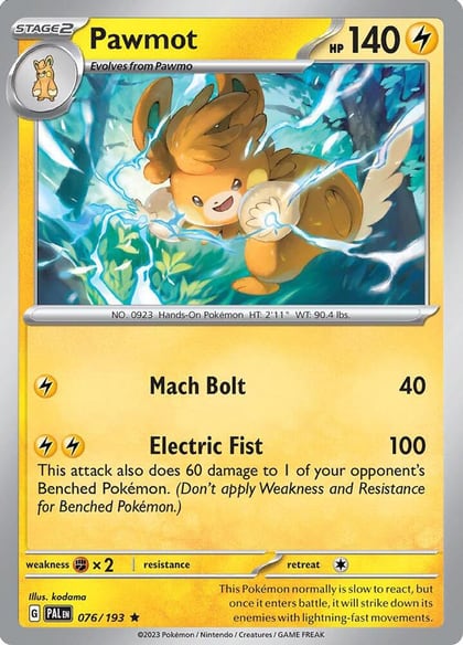 Pawmot - 076/193, Deck Exclusives 076/193