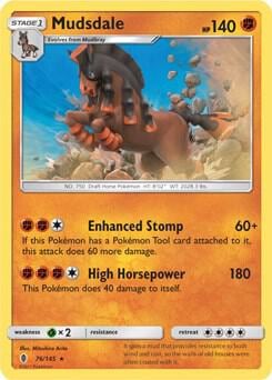 Mudsdale - 76/145 (Prerelease Kit Exclusive), Deck Exclusives 076/145