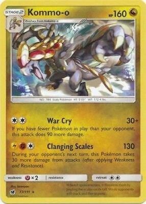 Kommo-o - 77/111 (Cracked Ice Holo), Deck Exclusives 077/111