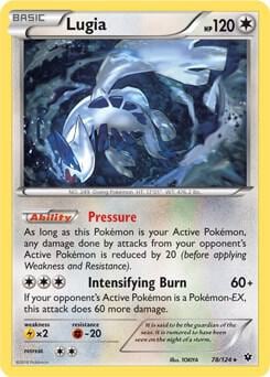 Lugia - 78/124 (XY Fates Collide), Deck Exclusives 078/124