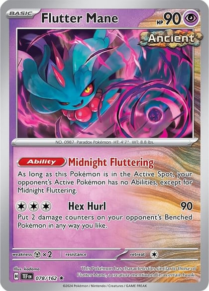 Flutter Mane - 078/162, Deck Exclusives 078/162