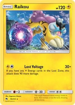 Raikou - 79/214 (SM Lost Thunder), Deck Exclusives 079/214
