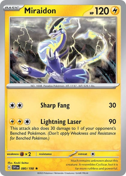 Miraidon - 080/198, Deck Exclusives 080/198