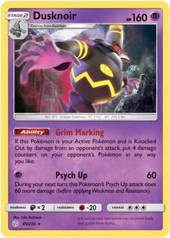 Dusknoir - 85/236 (Prerelease Kit Exclusive), Deck Exclusives 085/236
