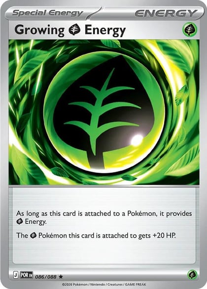 Growing Grass Energy - 086/088 (Non-Holo), Deck Exclusives 086/088