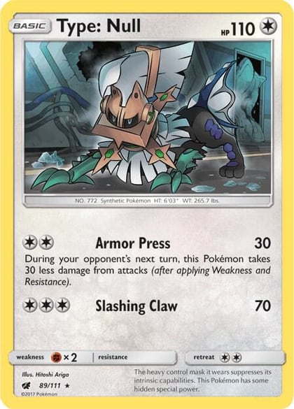 Type: Null - 89/111 (SM Crimson Invasion), Deck Exclusives 089/111