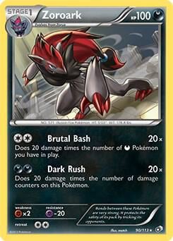 Zoroark - 90/113, Deck Exclusives 090/113