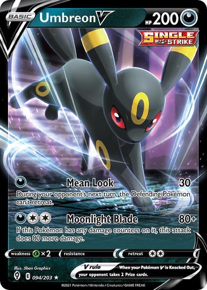 Umbreon V - 094/203 (Non-Holo), Deck Exclusives 094/203