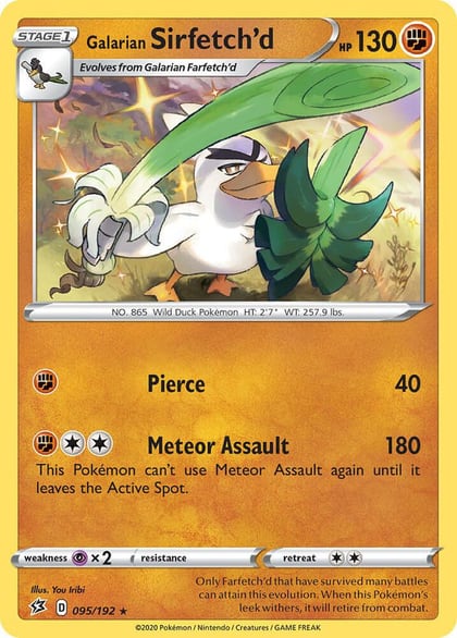 Galarian Sirfetch'd - 95/192, Deck Exclusives 095/192