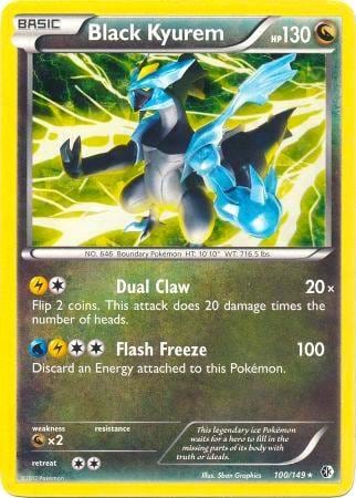 Black Kyurem - 100/149 (BW Boundaries Crossed), Deck Exclusives 100/149