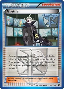Ghetsis - 101/116 (BW Plasma Freeze), Deck Exclusives 101/116