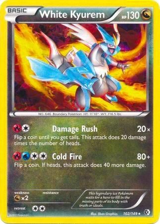 White Kyurem - 102/149 (BW Boundaries Crossed), Deck Exclusives 102/149