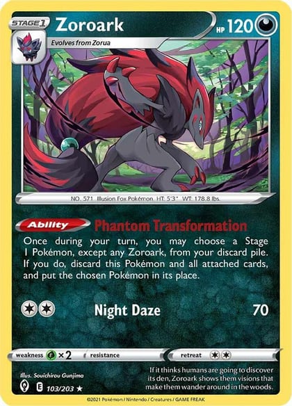 Zoroark - 103/203, Deck Exclusives 103/203