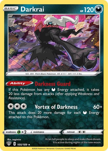 Darkrai - 105/189, Deck Exclusives 105/189
