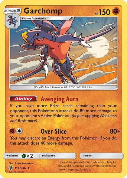 Garchomp - 114/236 (SM Unified Minds), Deck Exclusives 114/236