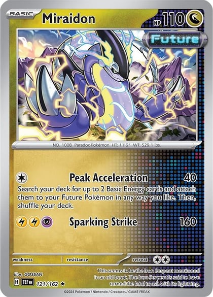 Miraidon - 121/162, Deck Exclusives 121/162