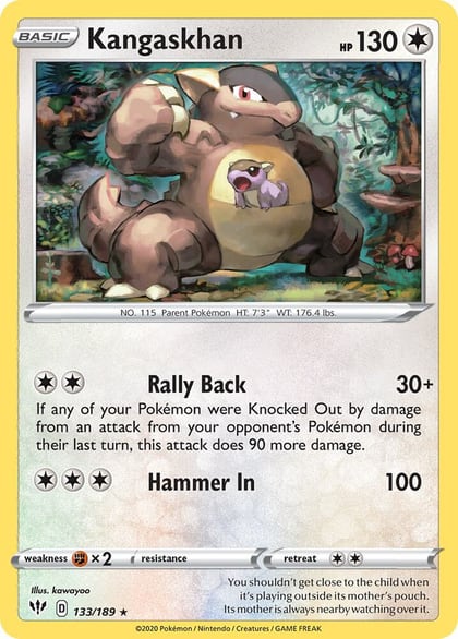 Kangaskhan - 133/189, Deck Exclusives 133/189
