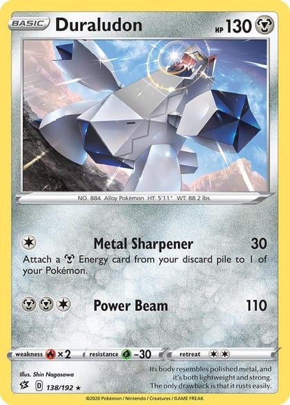 Duraludon - 138/192 (SWSH Rebel Clash), Deck Exclusives 138/192