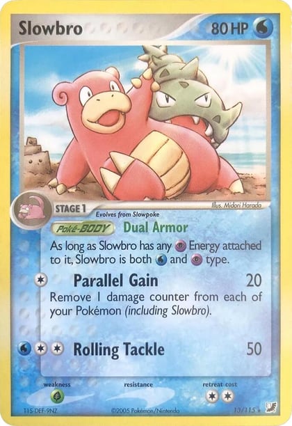 Slowbro - 13/115, Deck Exclusives 13/115