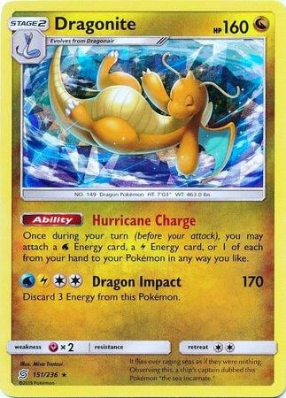 Dragonite - 151/236 (Cracked Ice Holo), Deck Exclusives 151/236