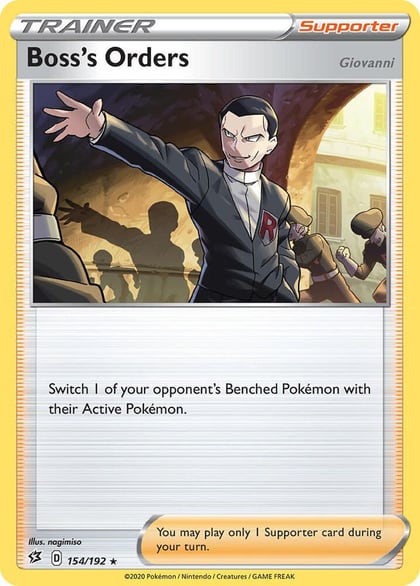 Boss's Orders - 154/192, Deck Exclusives 154/192
