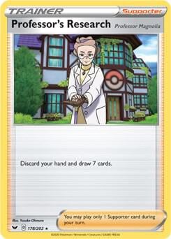 Professor's Research [Professor Magnolia] - 178/202 (Non-Holo), Deck Exclusives 178/202