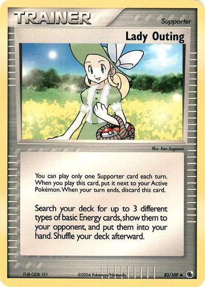 Lady Outing - 83/109 (No E-Reader), Deck Exclusives 83/109