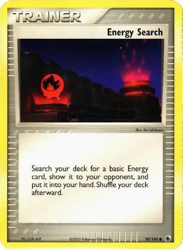 Energy Search, Deck Exclusives 90