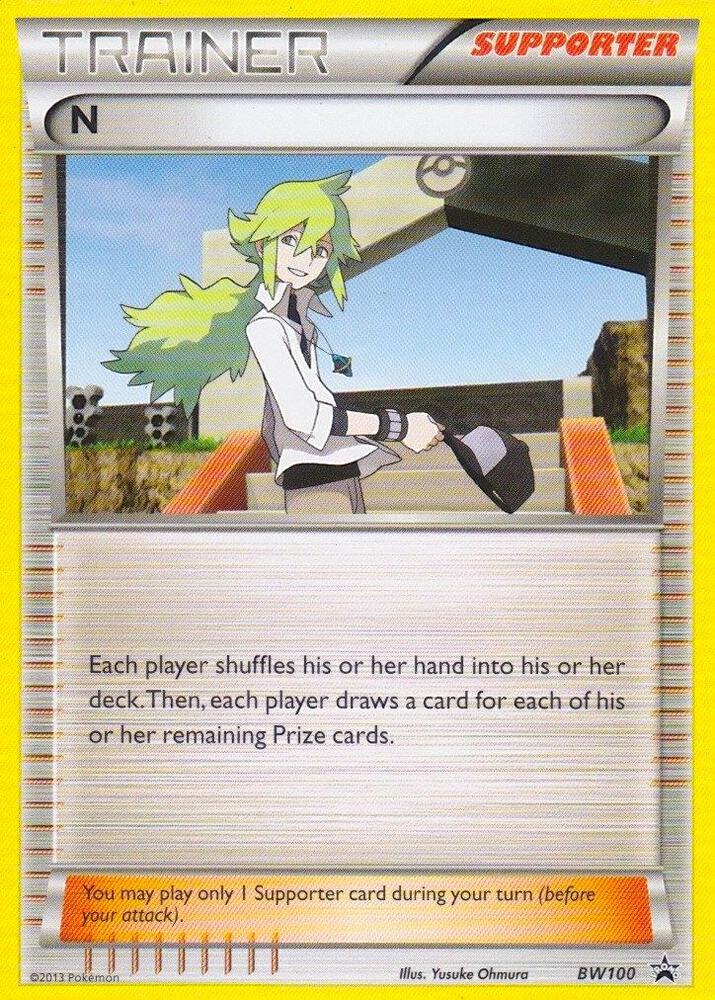 N (Supporter) - BW100, Deck Exclusives BW100